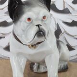 Statue chien en céramique