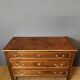 Louis XVI commode in walnut, beech, and brass.