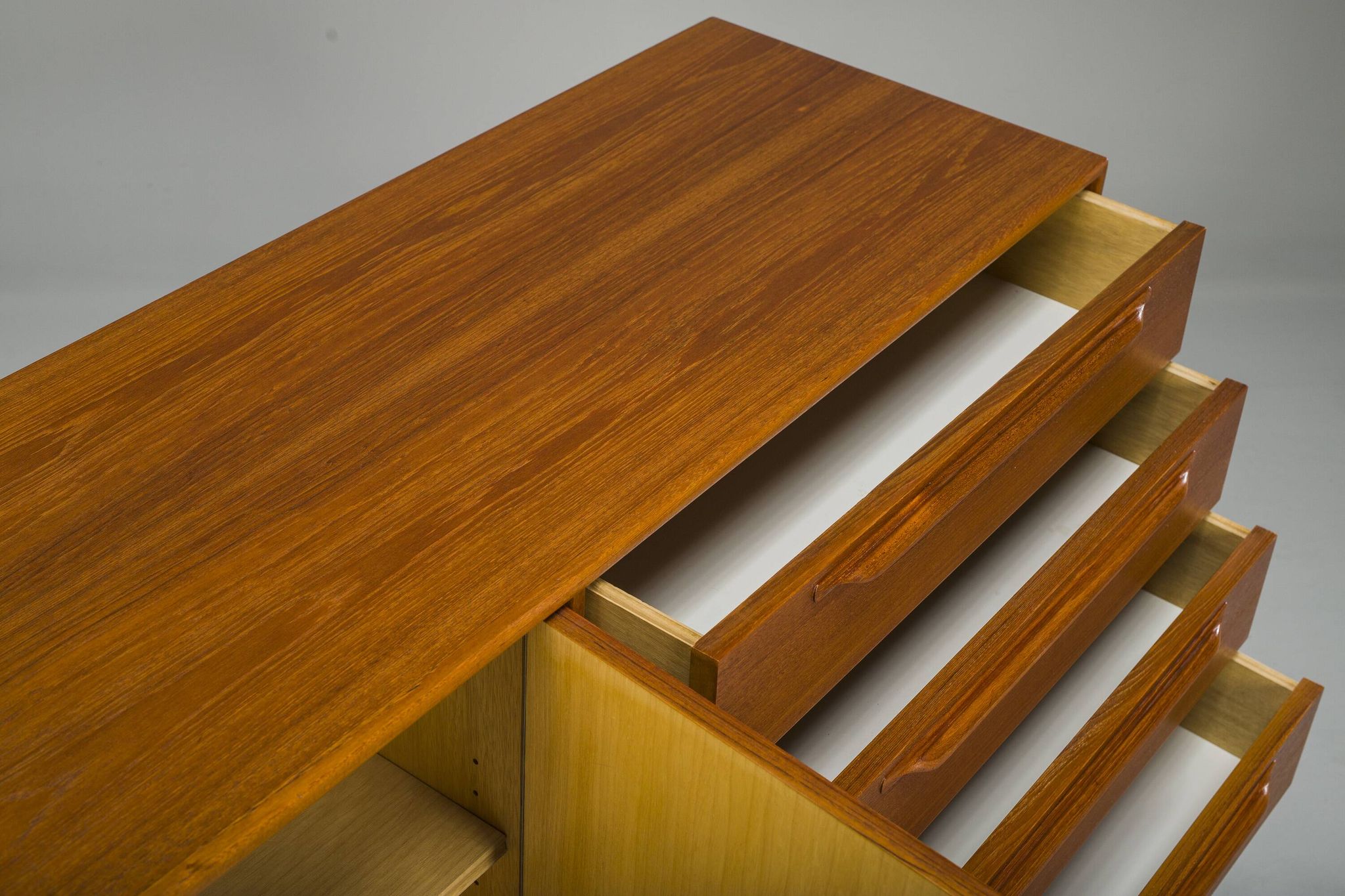 Mid-Century Type 214 Sideboard in Teak by Heinrich Riestenpatt for RT Möbel