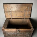 Brutalist chest nineteenth in oak