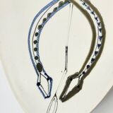 Cup Vide Poche Roger Capron Serpents decor ceramic France 1950