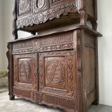 Meuble auvergnat brutaliste art populaire 1890