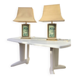 Pair of vintage Jean-Claude Mahey lamps