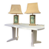 Pair of vintage Jean-Claude Mahey lamps