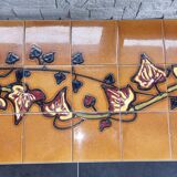 Ceramic tile coffee table signed ADRI 1970
