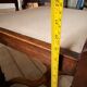 Large antique dining table in wrought iron and smoked glass,