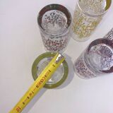 Lot de 5 verres ancien