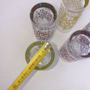 Set of 5 antique glasses