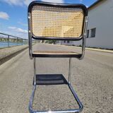 Marcel Breuer B32 chair in original cane signed Italy