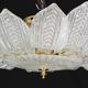 Como, Italian Murano Glass Ceiling Light or Flush Mount, 1980s