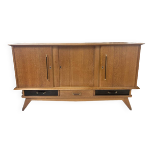 Buffet en chêne pieds - compas