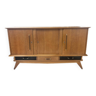 Oak sideboard with compass legs