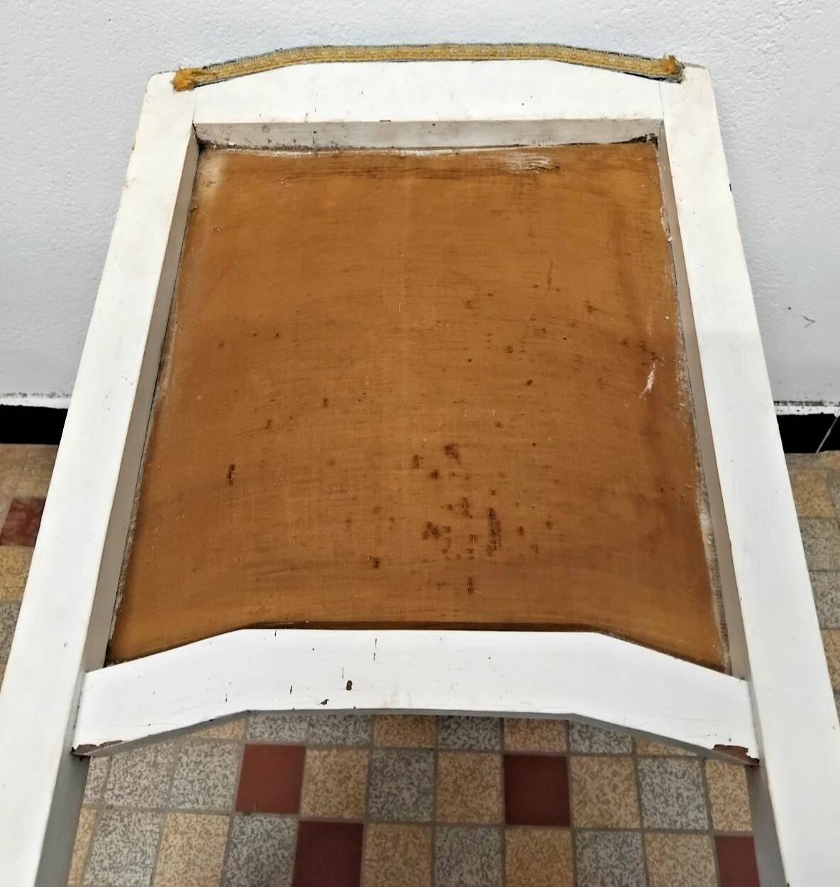 Chaise Style Louis XVI En bois Et Velours Bleu