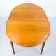 Danish teak oval extending dining table by Gudme Möbelfabriken, 1960s