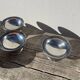 10 coupelles en inox 1970