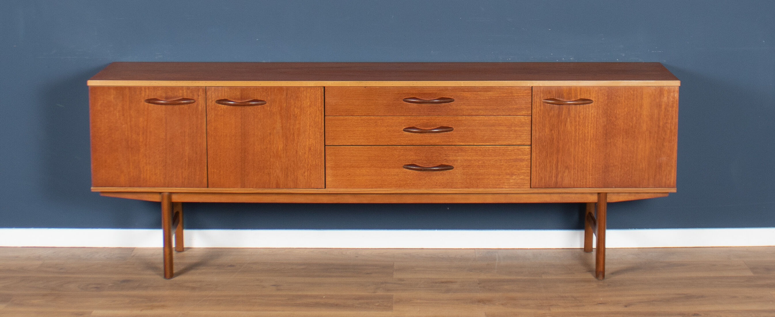 Retro teak 1960s avalon long mid century sideboard