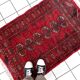 Vintage pakistani carpet lahore handmade 80cm x 122cm 1970s