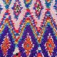 Berbere butchery rug in handmade cotton 200x100 cm
