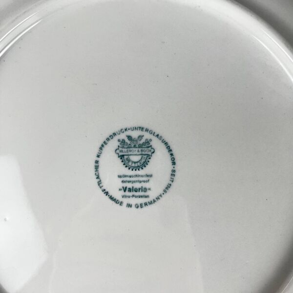 Plat à gateau Villeroy & Boch, modele ''Valeria'', tons rouge