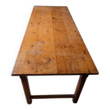 Red Fir Farm Table - Size 200cm - Side Drawer