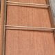 Shelf 1950 to 60 string wood veneer with rod on the edge of the shelf h60x17x50