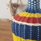 Multicolored scoubidou bottle