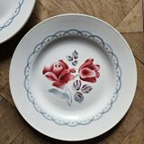 Digoin mismatched retro dinner plates