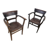 2 chaises de salle à manger / marquées "twente" / années 1930