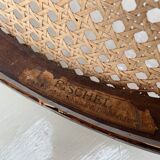 2 Viennese chairs bistro fischel curved wood