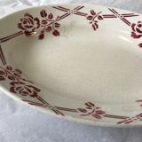 Flat old porcelain
