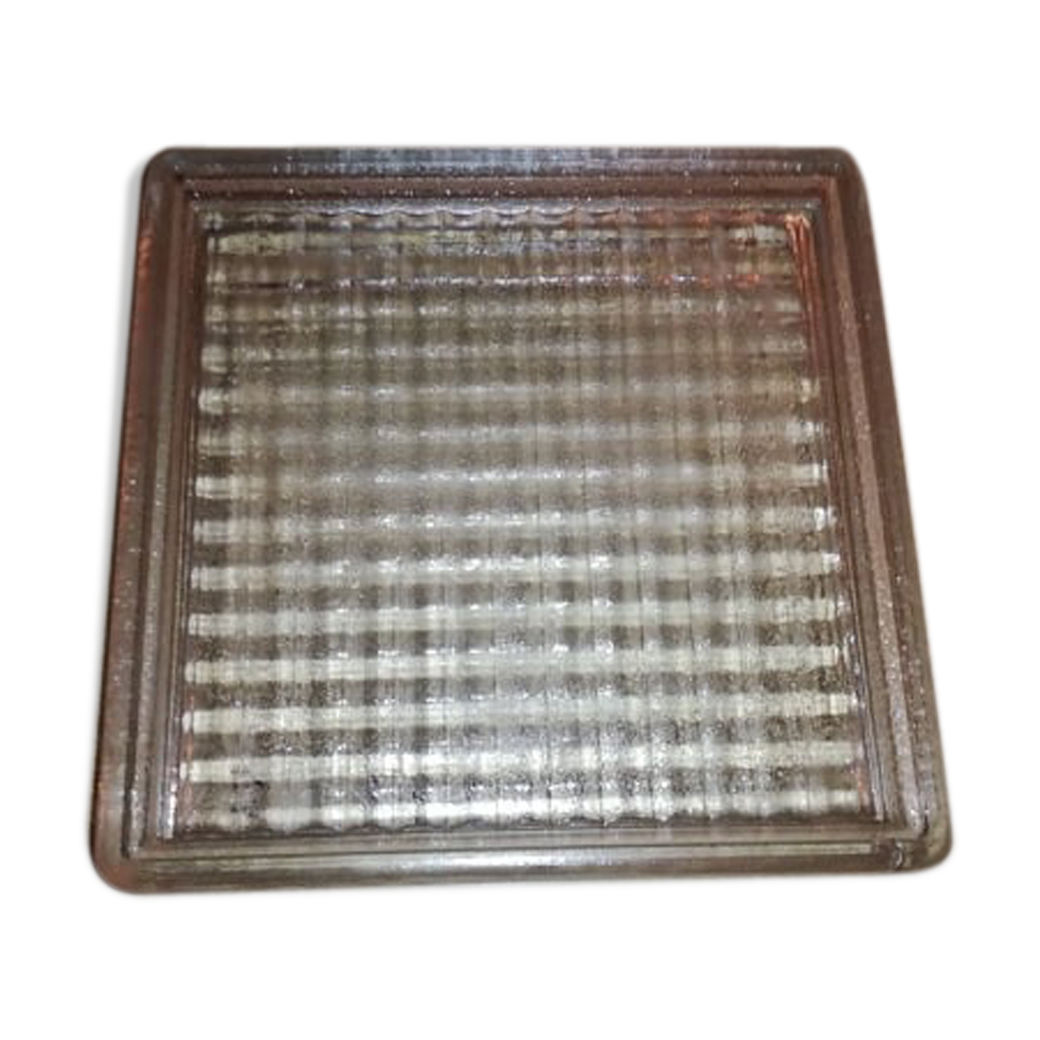 Glass block ashtray 70