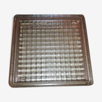 Glass block ashtray 70