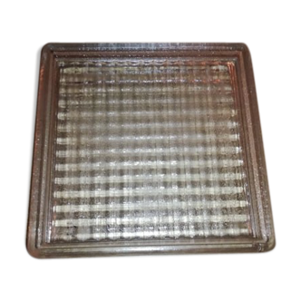 Glass block ashtray 70