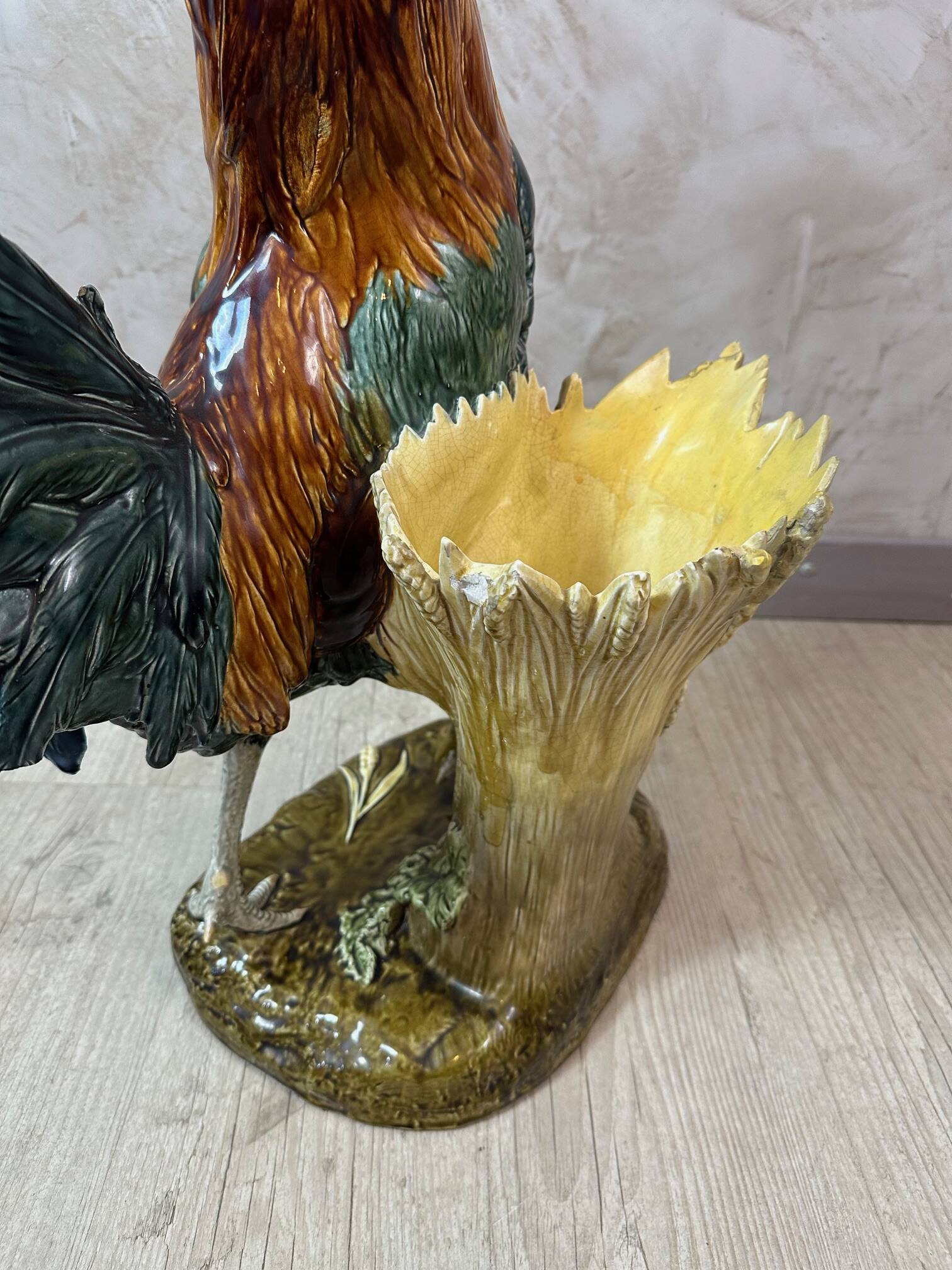 Paul Comoléra Faience Rooster