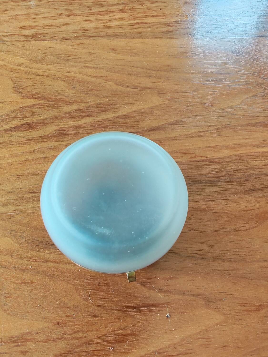 Art Nouveau glass paste bonbonnière