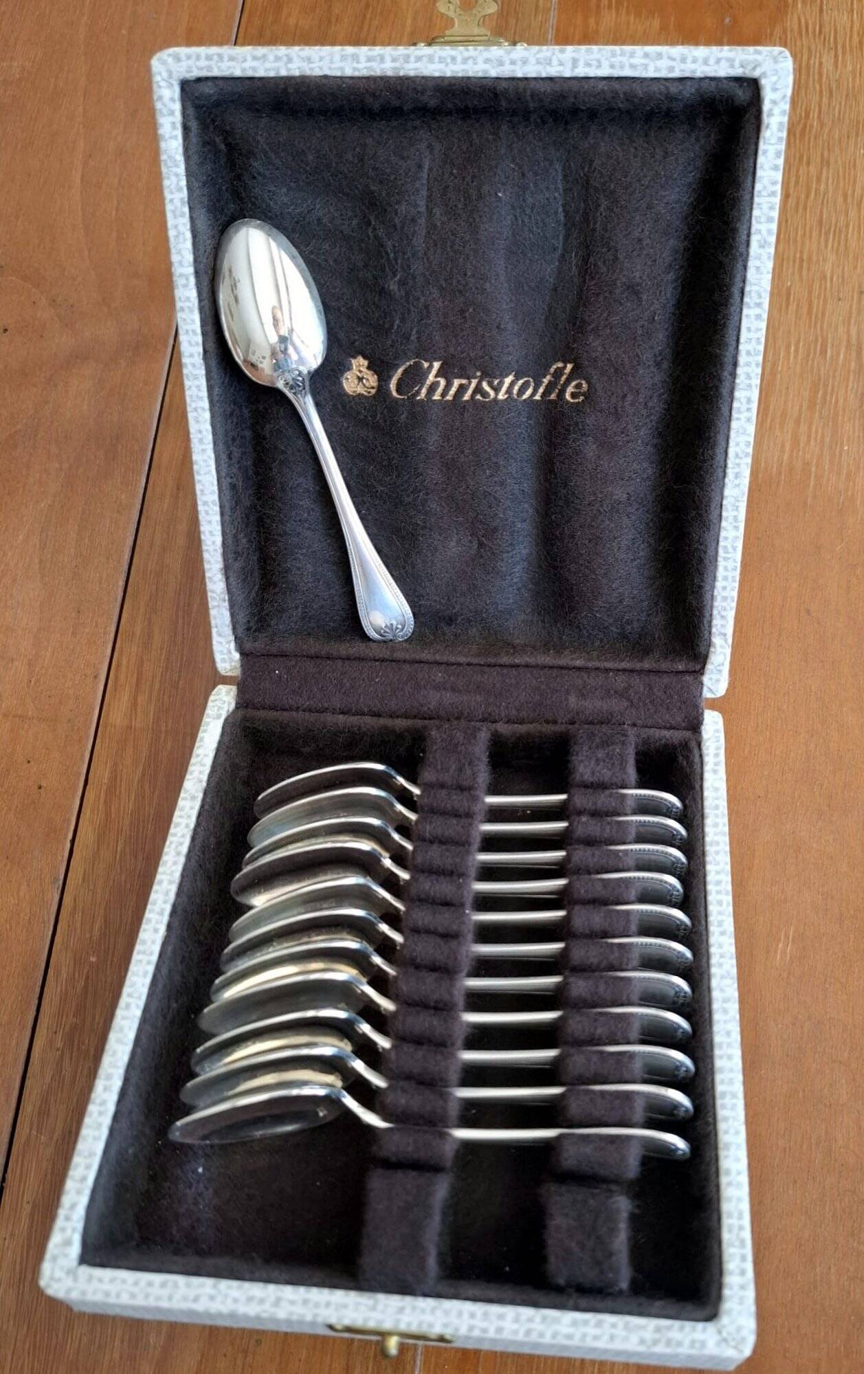 Set of small spoons, Christofle, Malmaison series