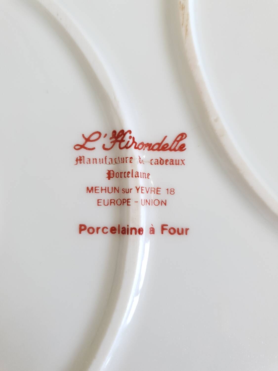 Vintage porcelain floral dish