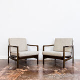Paire de fauteuils B-7522 restaurés par Zenon Bączyk, années 1960