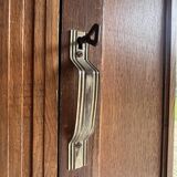 Parisian Art Deco solid oak armoire - 1930