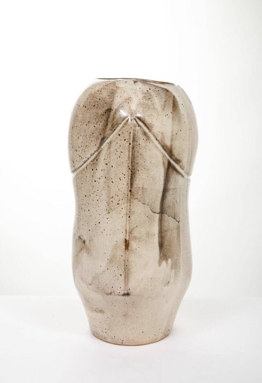 Ceramic vase Atelier Dieulefit – Les Grottes – French art piece