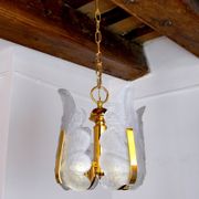 "Leaf" chandelier by Carl Fagerlund, Murano glass, Germany, 1970