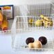 Trio of stackable steel wire baskets vintage italy