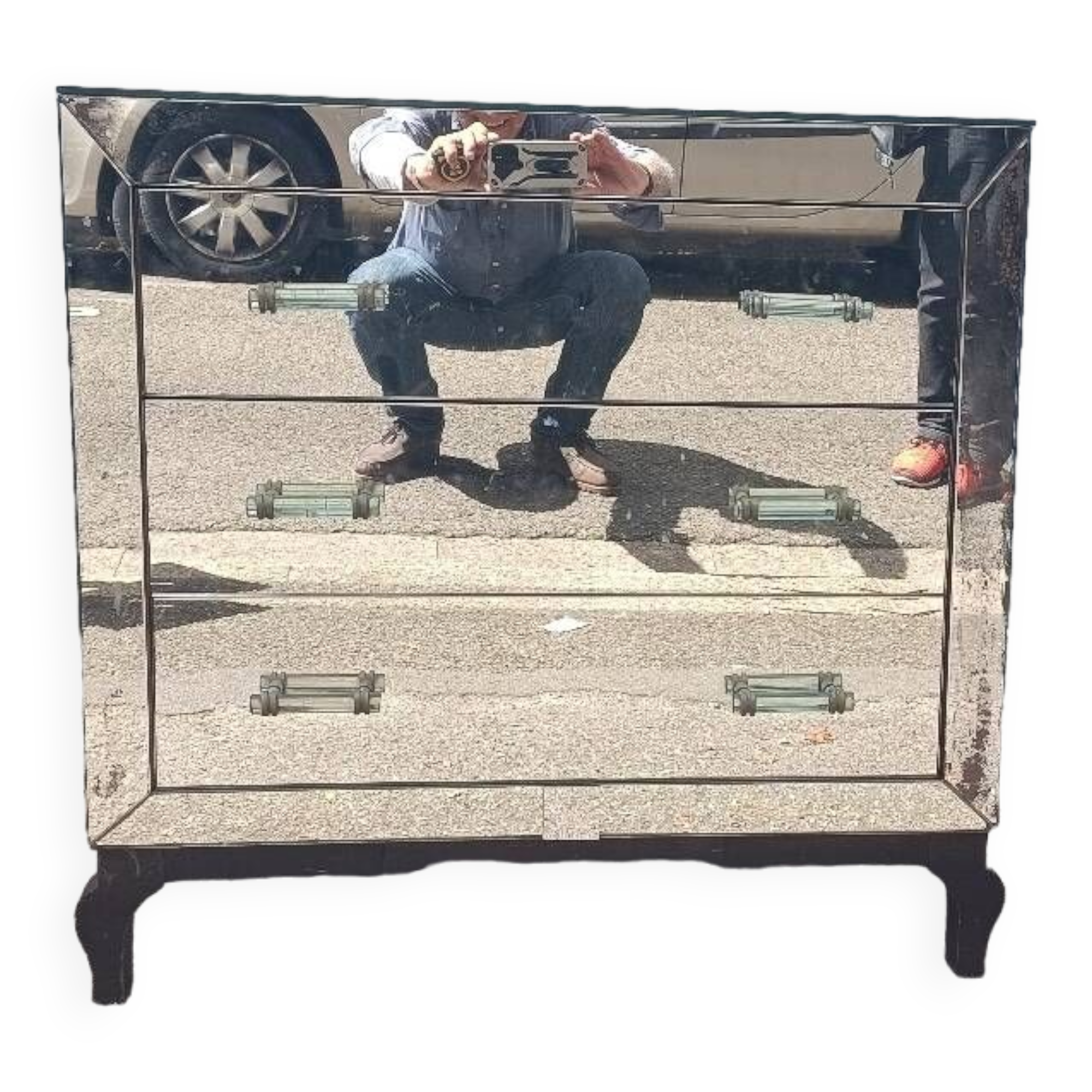 Commode miroir vintage