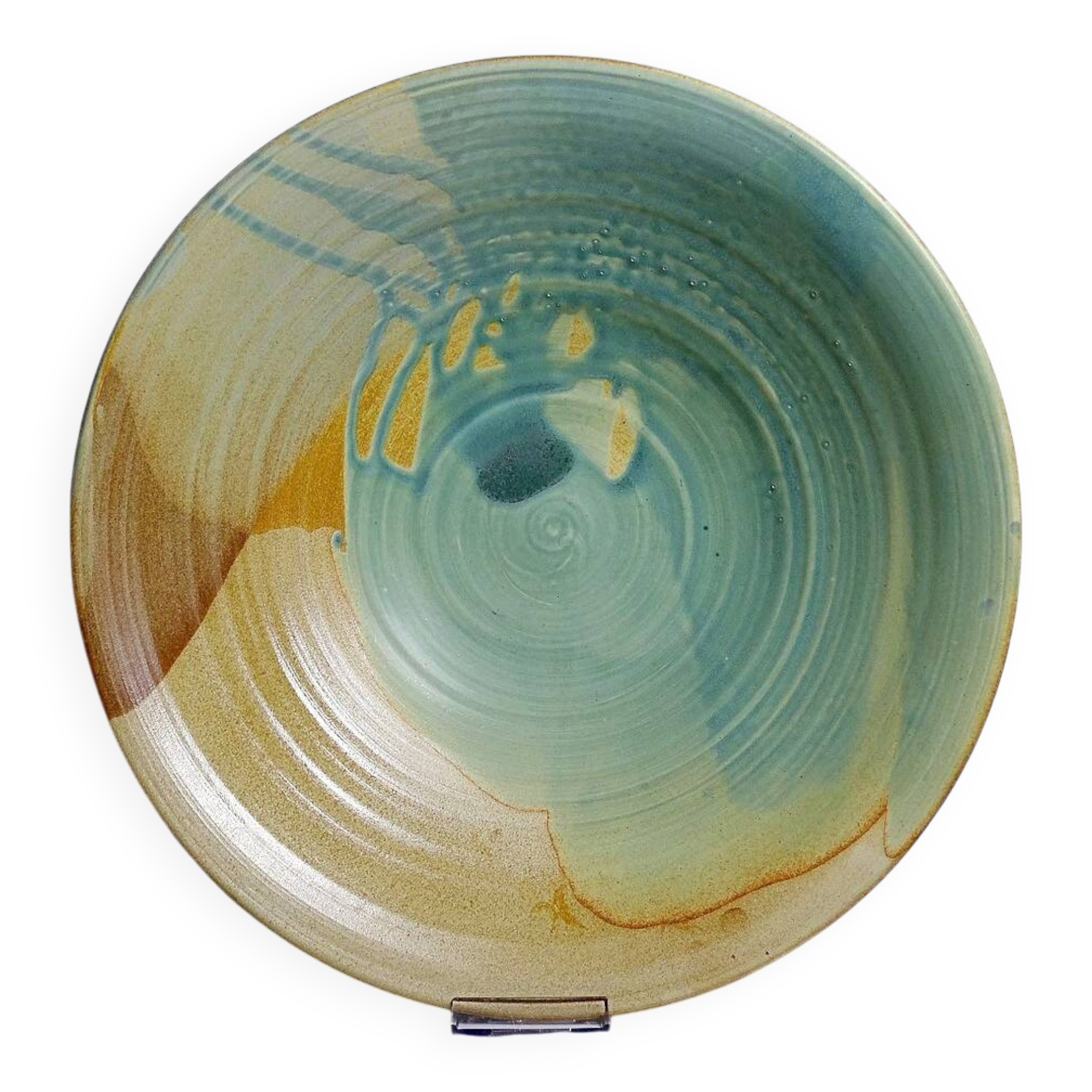 Very large fruit bowl Egbert Boonstra crafts Netherlands ceramic wine