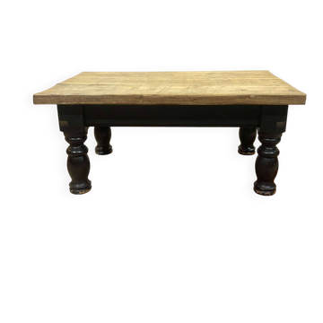 1950s English fir coffee table