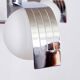 3-opaline sputnik and chrome metal hanging lamp 1970