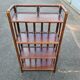 Vintage bamboo rattan shelf