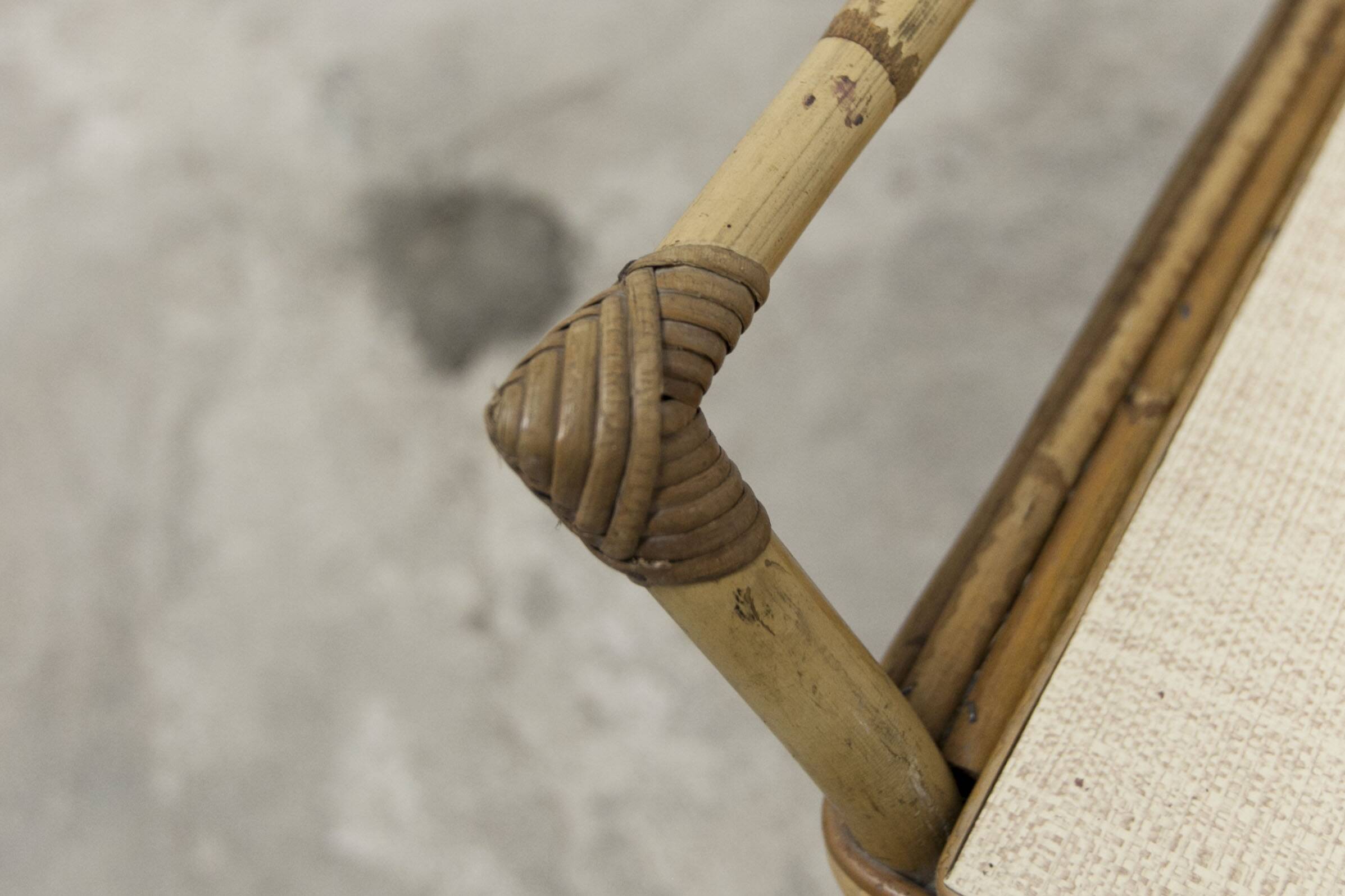 Bamboo bench chest 1960