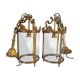 Duo of vestibule lanterns