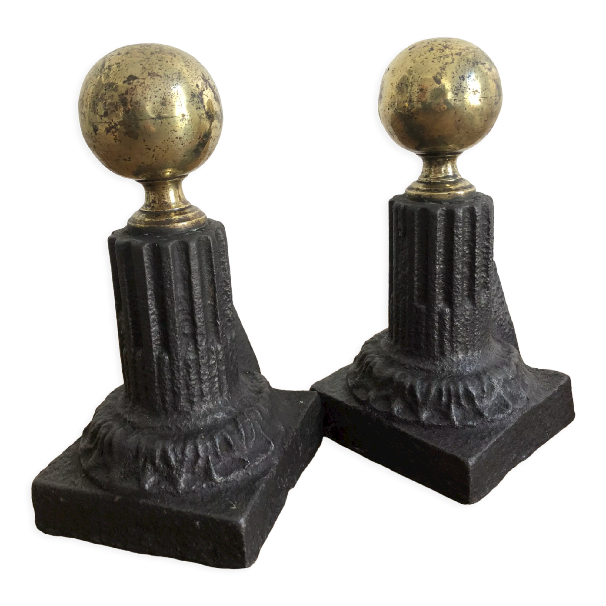 Chenet heads, bookends, decoration